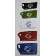NFC Key-fobs (programmable and colour coded)